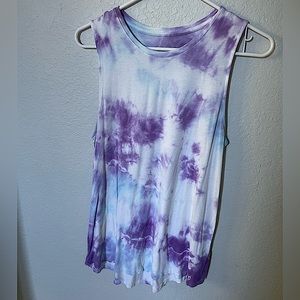 Oversized Tie Dye Tank Top